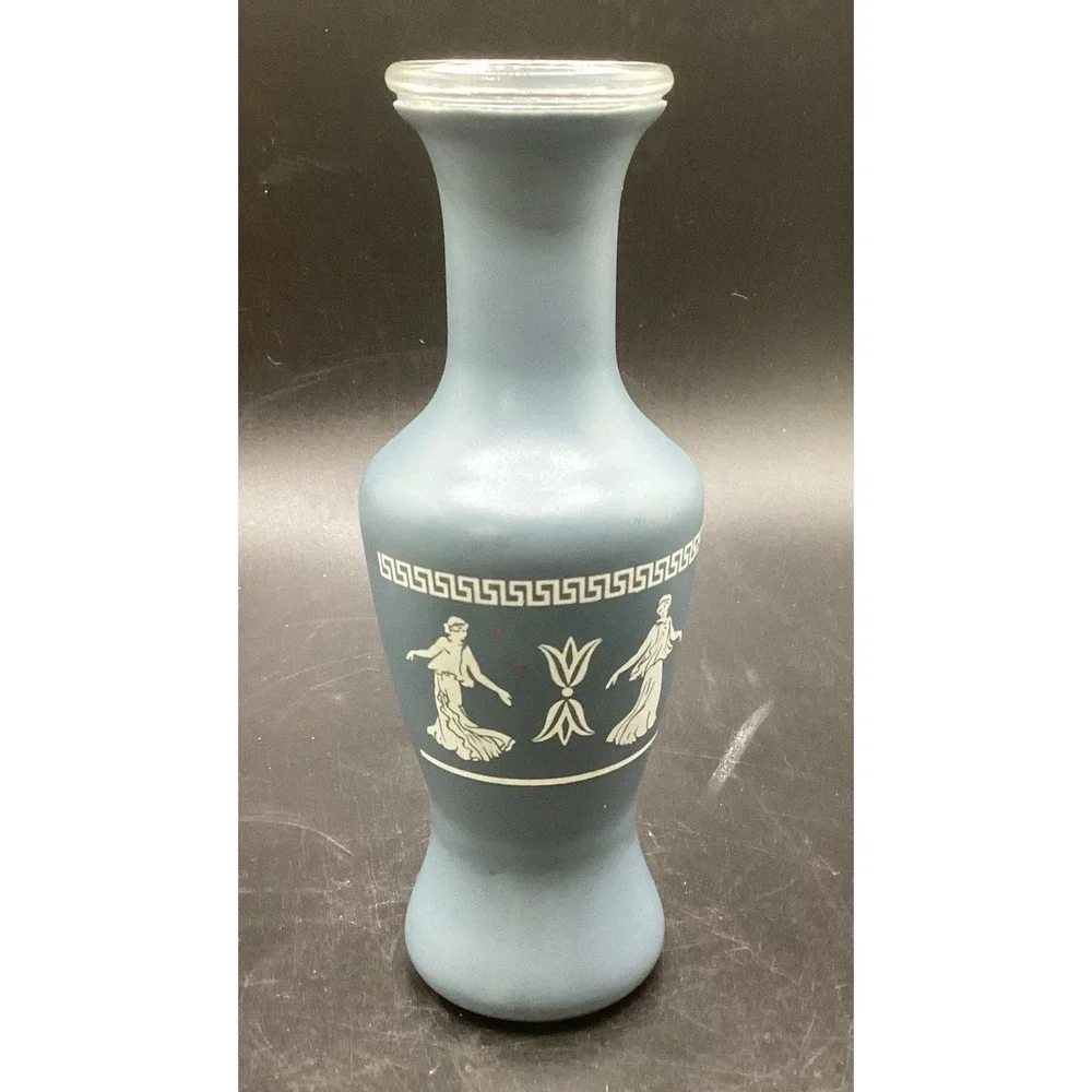 VTG 1978 Wizard Decorative Air Freshener Grecian Vase‎ Blue 5.5